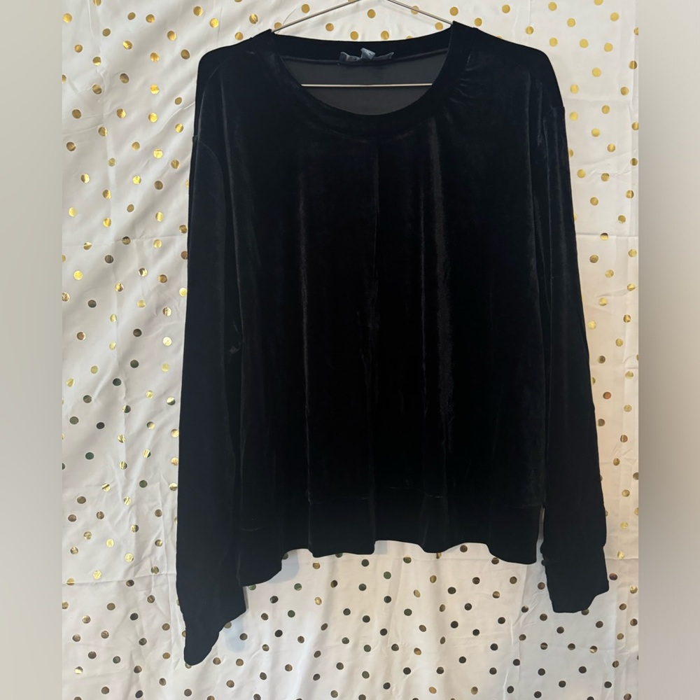 ModCloth velvet sweatshirt